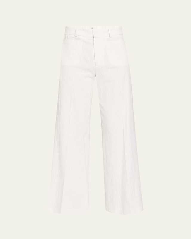 Le Slim Palazzo Modernist Pocket Jeans